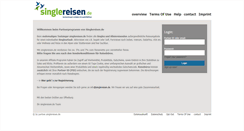 Desktop Screenshot of partner.singlereisen.de