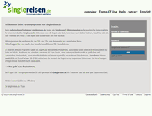 Tablet Screenshot of partner.singlereisen.de